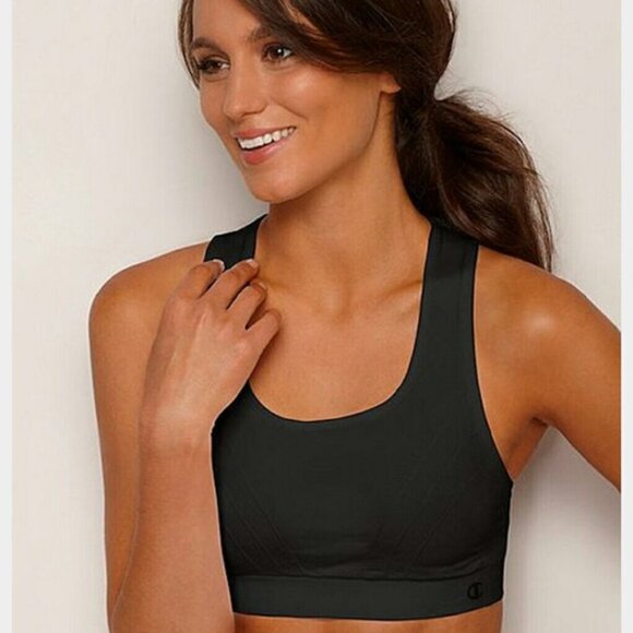 Champion Black Jogbra Performance Sports Bra XL - Picture 1 of 4